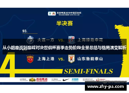 从小组鏖战到巅峰对决世俱杯赛季走势阶段全景总结与格局演变解析